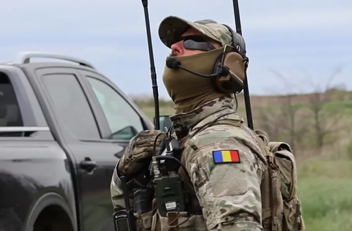 militar-roman-antrenament-drona o rachetă neghidată